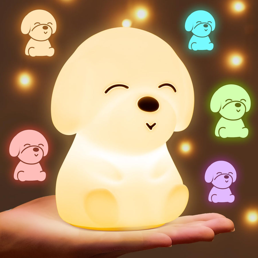 Silicone Puppy Night Light